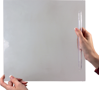 JR PRODUCTS 11195 12IN SCRN DOOR SLIDER FLAT CLR